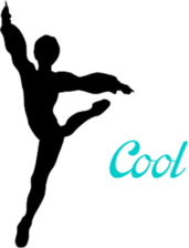 Ballet silhouette sticker sticker #3770283