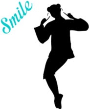 Ballet silhouette sticker sticker #3770285