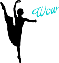 Ballet silhouette sticker sticker #3770289