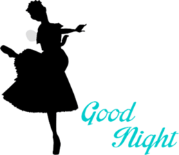 Ballet silhouette sticker sticker #3770294