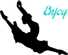 Ballet silhouette sticker sticker #3770299