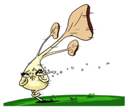 mushroom friends sticker #3771079