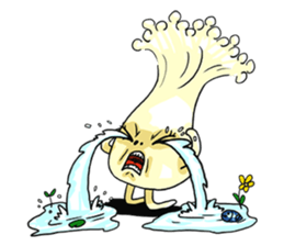 mushroom friends sticker #3771088