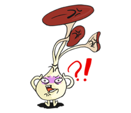 mushroom friends sticker #3771090