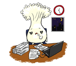 mushroom friends sticker #3771096