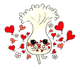 mushroom friends sticker #3771110
