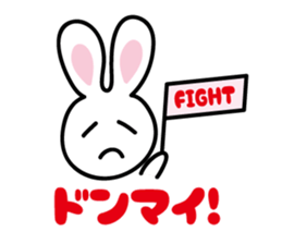 White rabbit  Sticker sticker #3771181