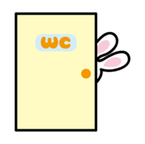 White rabbit  Sticker sticker #3771189