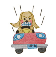 Dachs Chiffon sticker #3771676