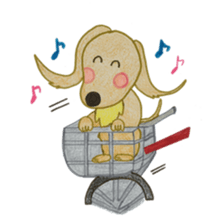 Dachs Chiffon sticker #3771683