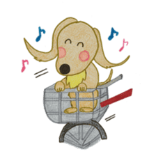 Dachs Chiffon sticker #3771683