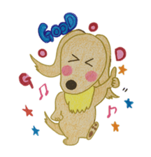 Dachs Chiffon sticker #3771690