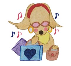 Dachs Chiffon sticker #3771697