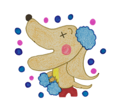 Dachs Chiffon sticker #3771700