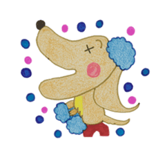 Dachs Chiffon sticker #3771700