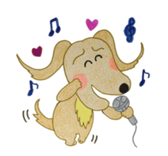 Dachs Chiffon sticker #3771708