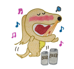 Dachs Chiffon sticker #3771709