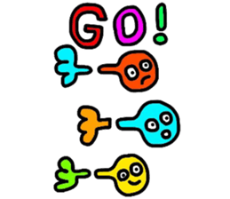 one point face sticker #3772692