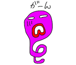 one point face sticker #3772699