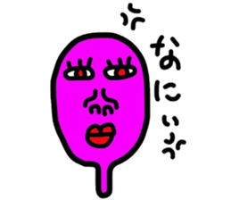 one point face sticker #3772715