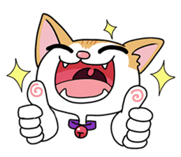 Happy Life Of Kitty MOMO sticker #3774867
