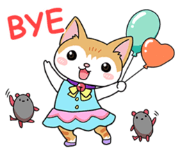 Happy Life Of Kitty MOMO sticker #3774882