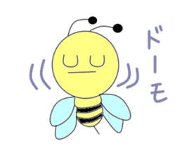 Circle bee sticker #3775094