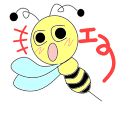 Circle bee sticker #3775109