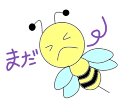 Circle bee sticker #3775126