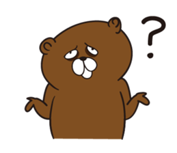 prison bear! sticker #3775207