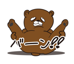 prison bear! sticker #3775214