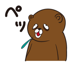 prison bear! sticker #3775216