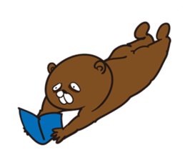 prison bear! sticker #3775222