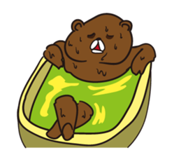 prison bear! sticker #3775235