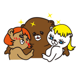 prison bear! sticker #3775246