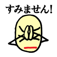 face&hand sticker #3775504