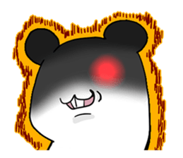 Handsome hamster sticker #3775652