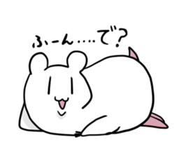 Handsome hamster sticker #3775659