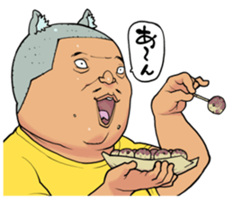 Men with cute cat ear sticker #3776332