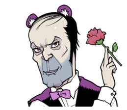 Men with cute cat ear sticker #3776337