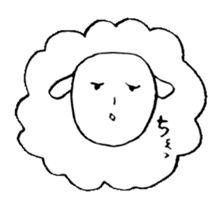 Sheep like the person sticker #3776411