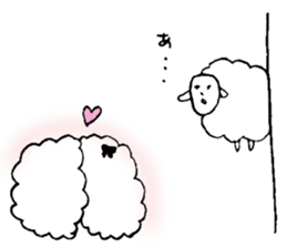Sheep like the person sticker #3776419