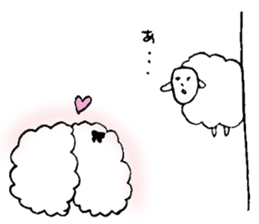 Sheep like the person sticker #3776419