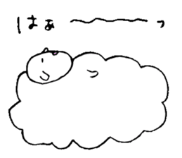 Sheep like the person sticker #3776427