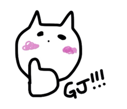 nyaco chan stamp sticker #3776663