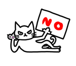 Paw cat sticker #3776735