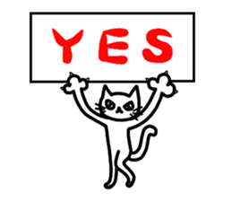 Paw cat sticker #3776736