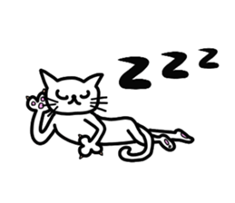 Paw cat sticker #3776752