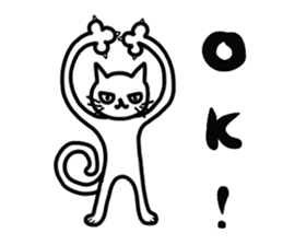 Paw cat sticker #3776757