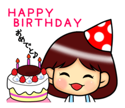 Girl of a shy painter sticker #3777315